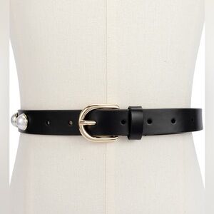New Kate Spade Faux Pearl Leather Belt